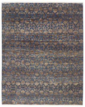 Hand Knotted Contemporary Ikat Rug 7' 9
